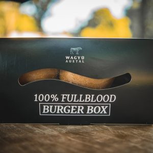Wagyu Burger Box mit 4 Fullblood Patties