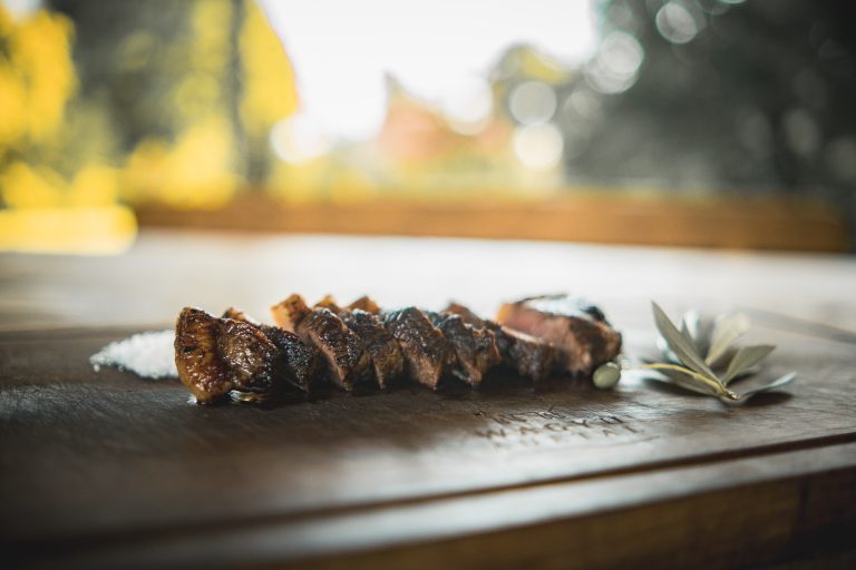 Wagyu Steak auf Brett