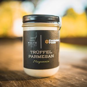 Trüffel Parmesan Mayonnaise – cremige Feinkost-Mayonnaise mit Parmigiano Reggiano & Sommertrüffel